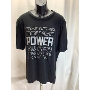 Vintage Pro Power Black 6 Levels T-Shirt Size XL 46" Chest